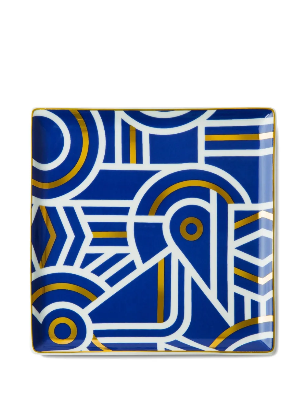 OCTAEVO bandeja Greco geométrica de 15cm x 15cm | azul | Image 1