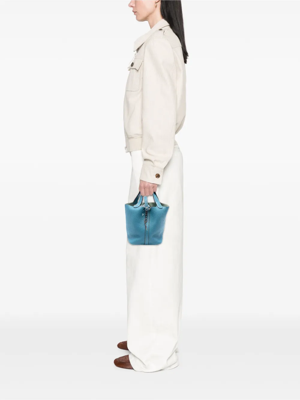 Hermès Pre-Owned 2014 Clemence Picotin Lock 18 handbag | Pre-owned | Image 2