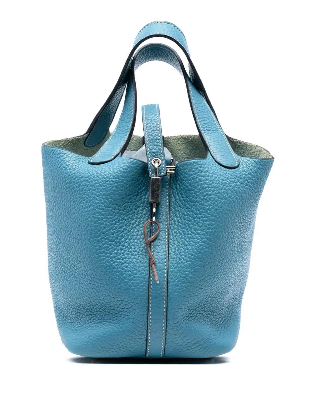 Hermès Pre-Owned 2014 Clemence Picotin Lock 18 handbag | Blue | Image 1