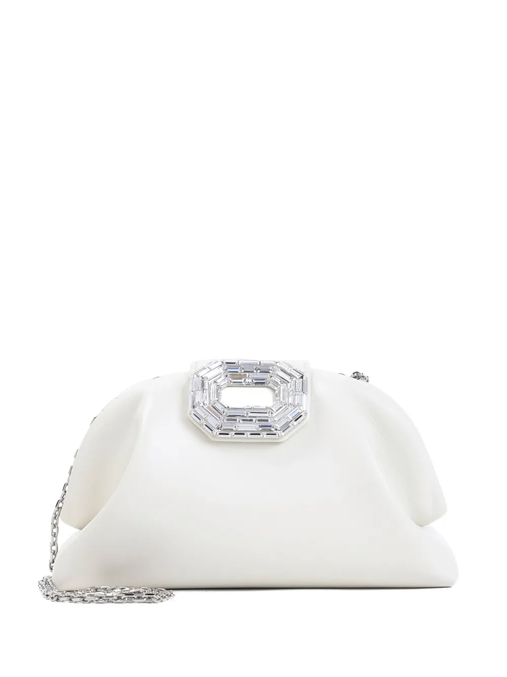 Amina Muaddi bolsa de mano Camelia | blanco | Image 1