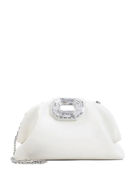 Amina Muaddi Camelia clutch bag