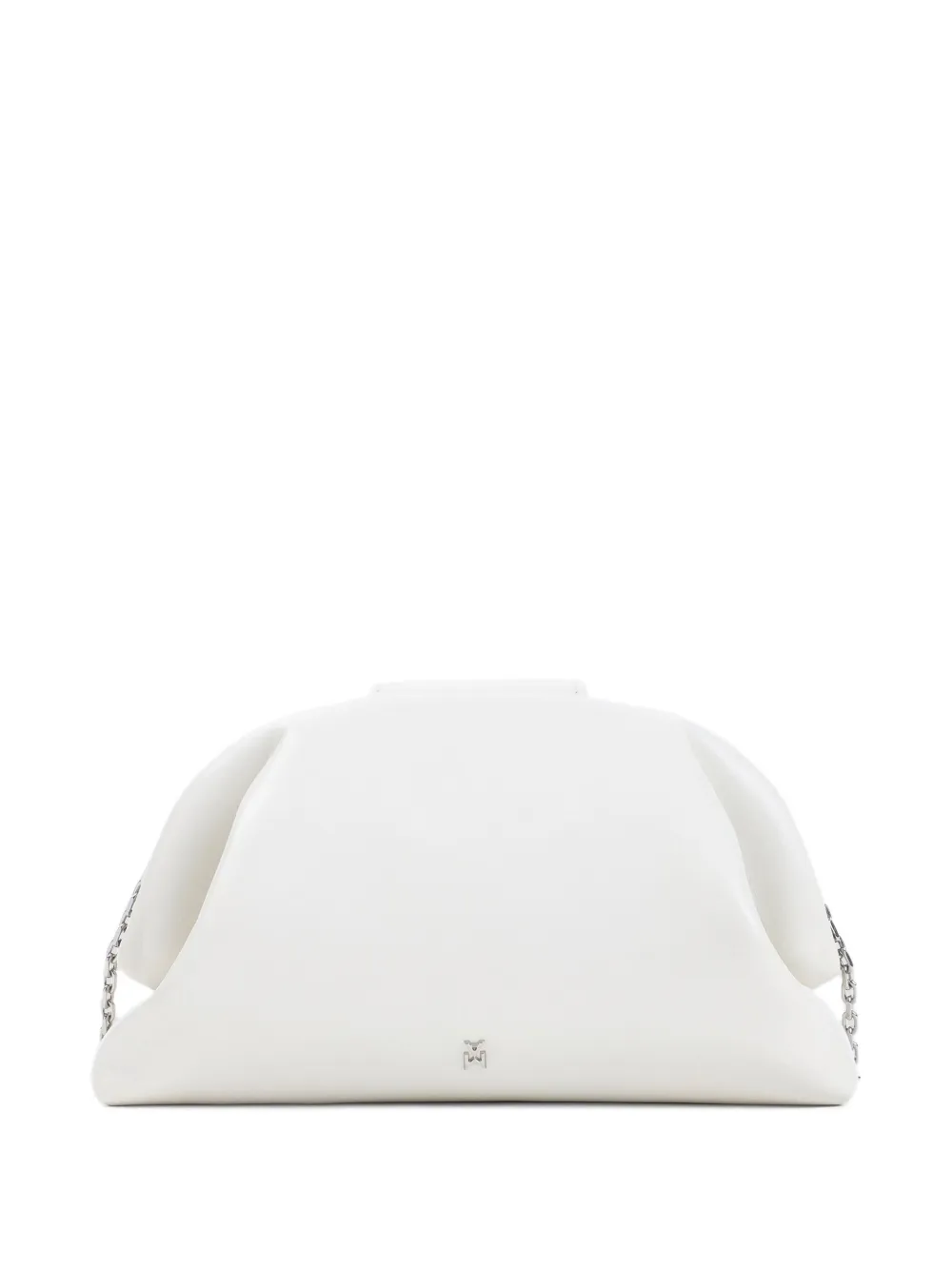 Amina Muaddi Camelia clutch bag - Wit