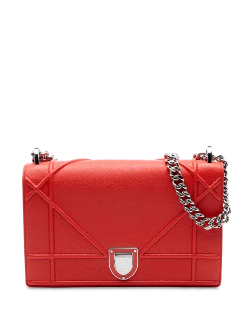 Christian Dior Pre-Owned 2016 Medium Grained Calfskin Diorama Flap crossbody bag