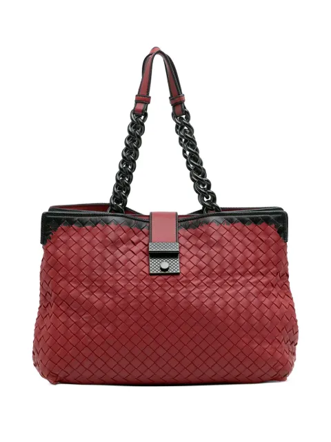 Bottega Veneta Pre-Owned 2012-2025 Nappa Intrecciato Karung Glass tote bag