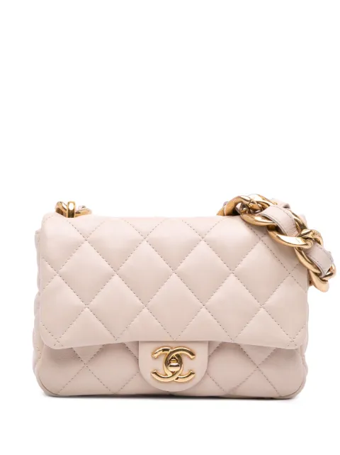 CHANEL Pre-Owned 2021-2025 Small Quilted Lambskin Funky Town Flap shoulder bag