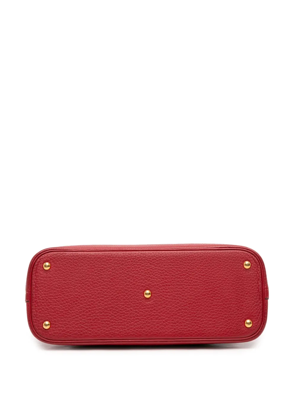 Pre-owned Hermes 2022 Clemence Bolide 31 Satchel In Red