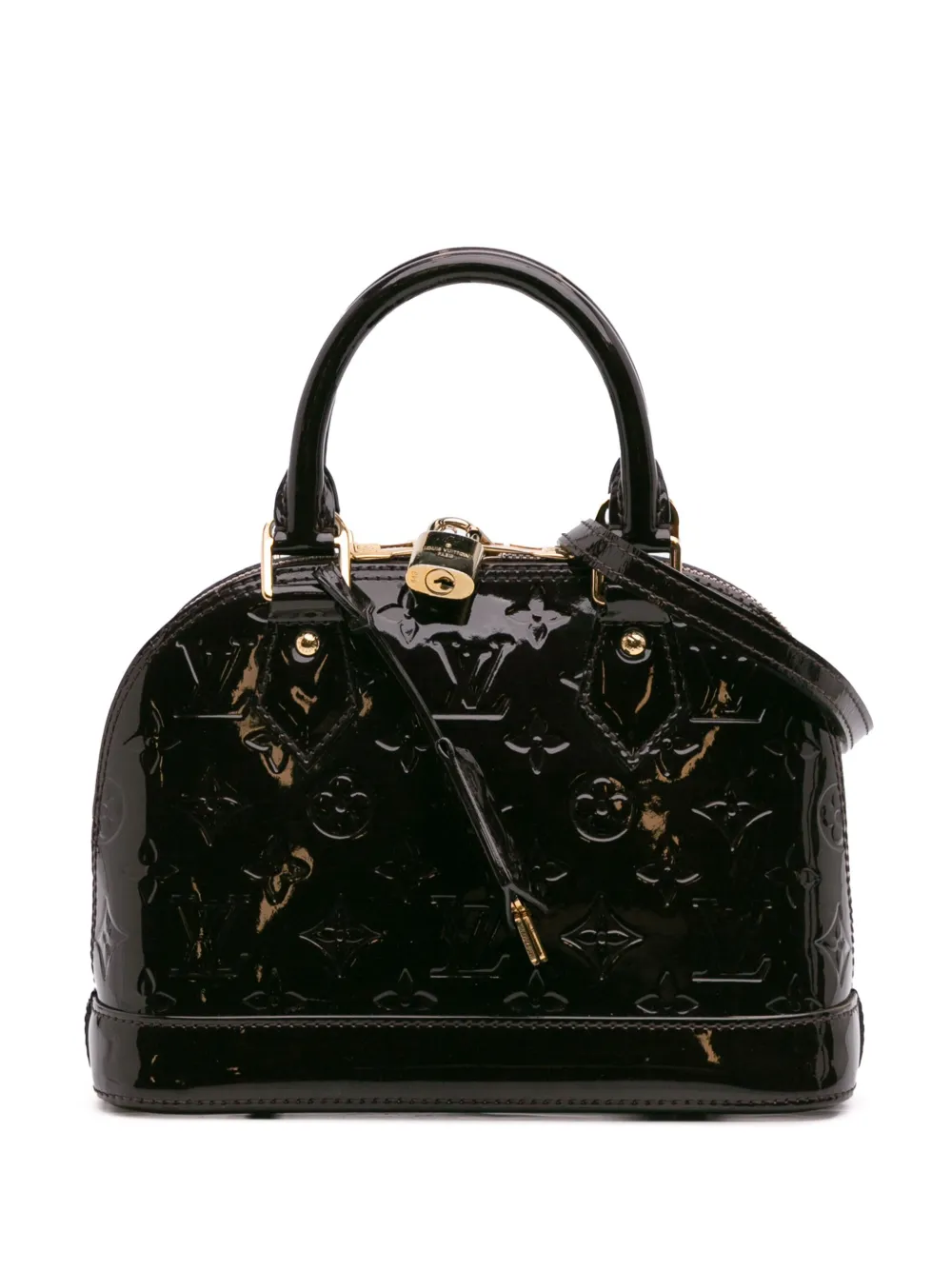 Louis Vuitton Pre-Owned 2017 モノグラム ヴェルニ アルマ BB サッチェルバッグ - パープル Louis Vuitton Pre-Owned 2017 モノグラム ヴェルニ アルマ BB サッチェルバッグ - パープル