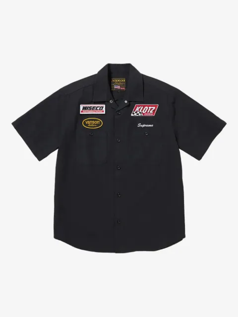 Supreme x Vanson Leathers® short-sleeve work shirt