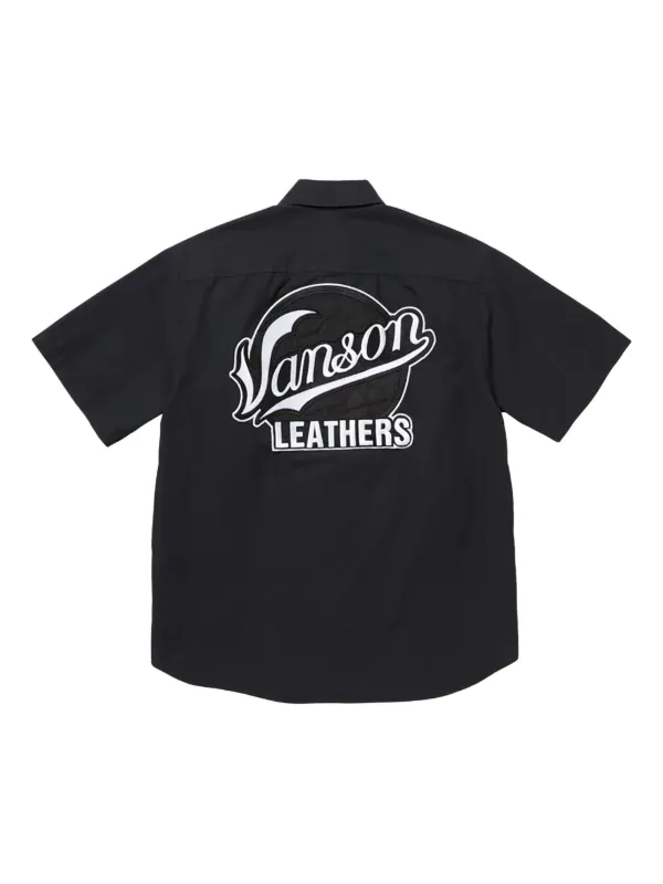 トップス Supreme Vanson Leathers S/S Work Shirt 32498553_62671098_600.jpg