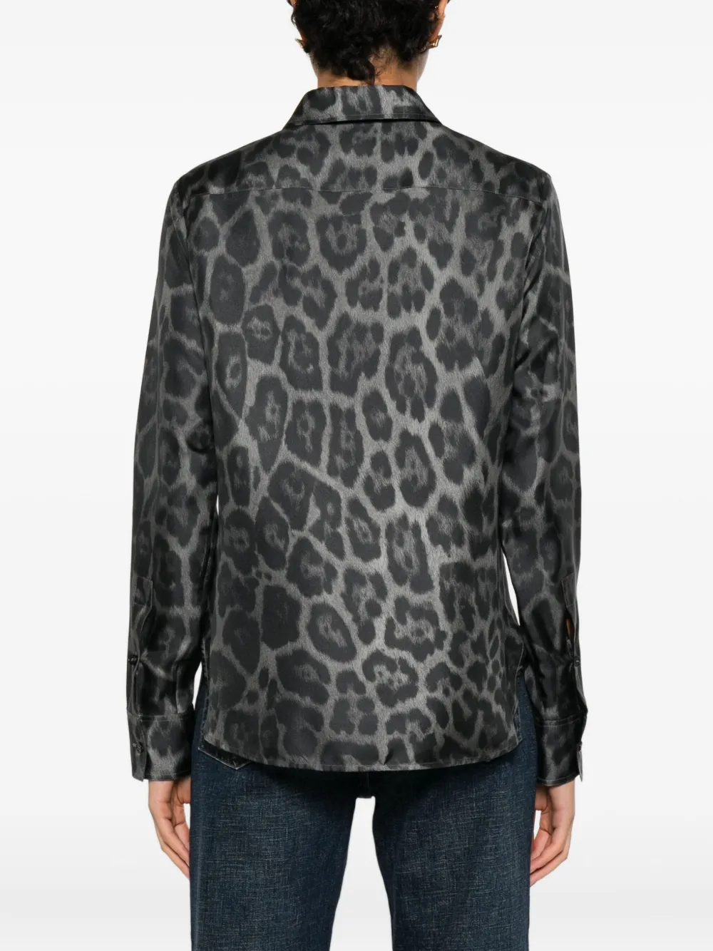 Stella McCartney Shirt met dierenprint Zwart