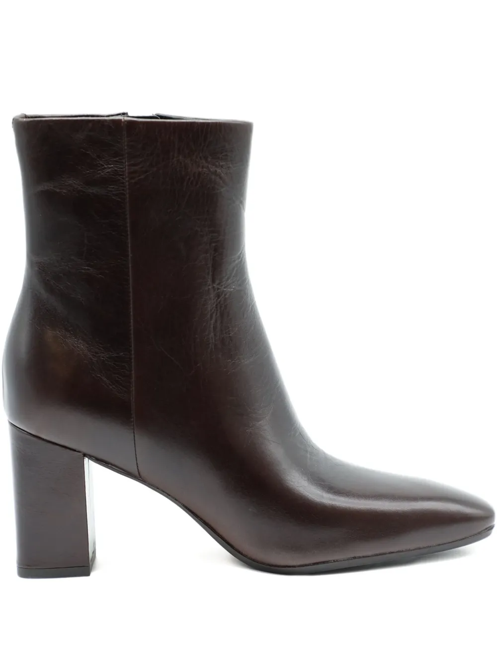 Veronica Beard 76mm Cera Block-heel Boots In Brown