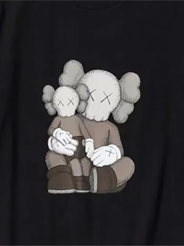 トップス nonta KAWS KAWS graphic-print short-sleeve T-shirt | Black | FARFETCH