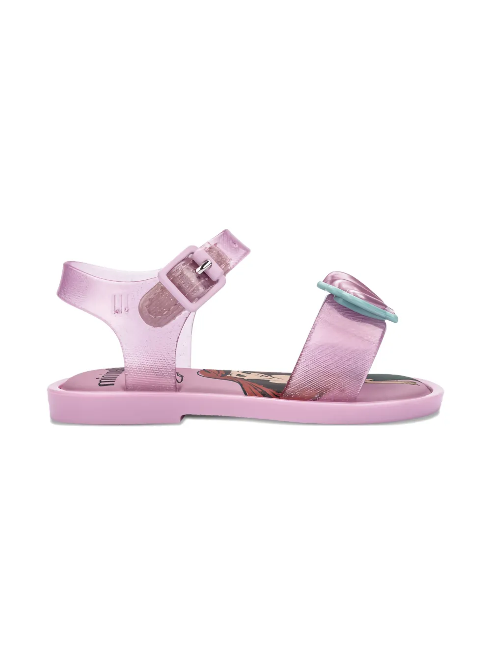 Mini Melissa X Disney Mar Sandals In Pink