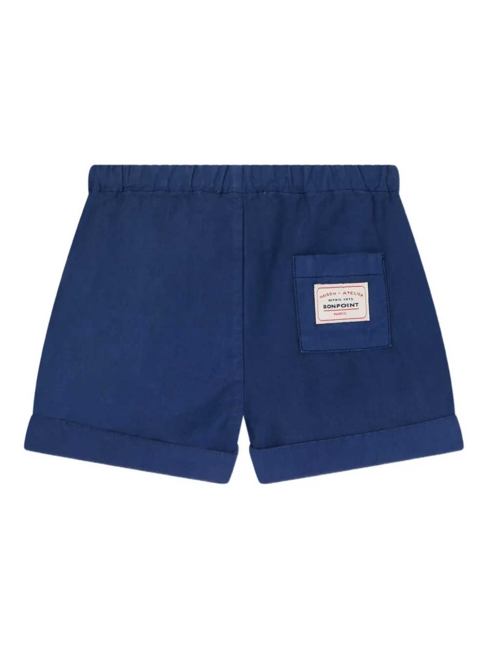 Bonpoint Shorts met elastische tailleband - Blauw