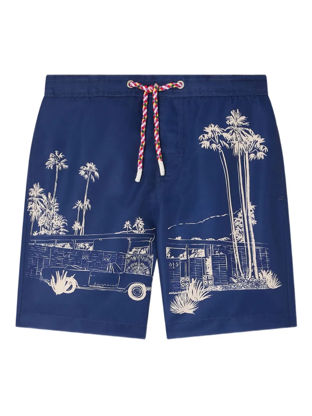 Bonpoint Costume da bagno Ariel con stampa - Blu