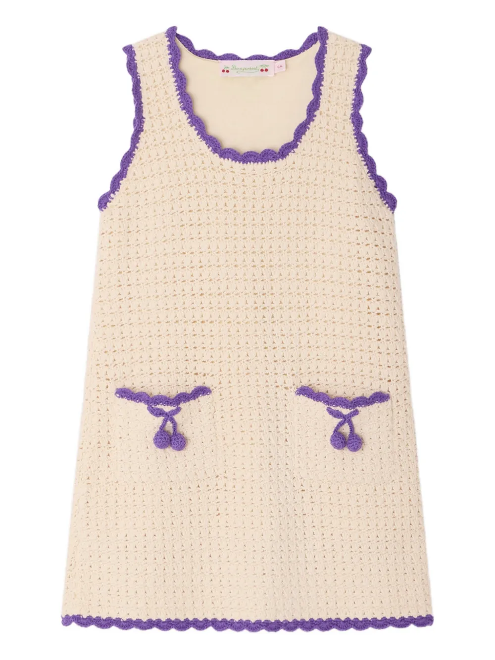 Bonpoint Abito con tasche applicate - Toni neutri