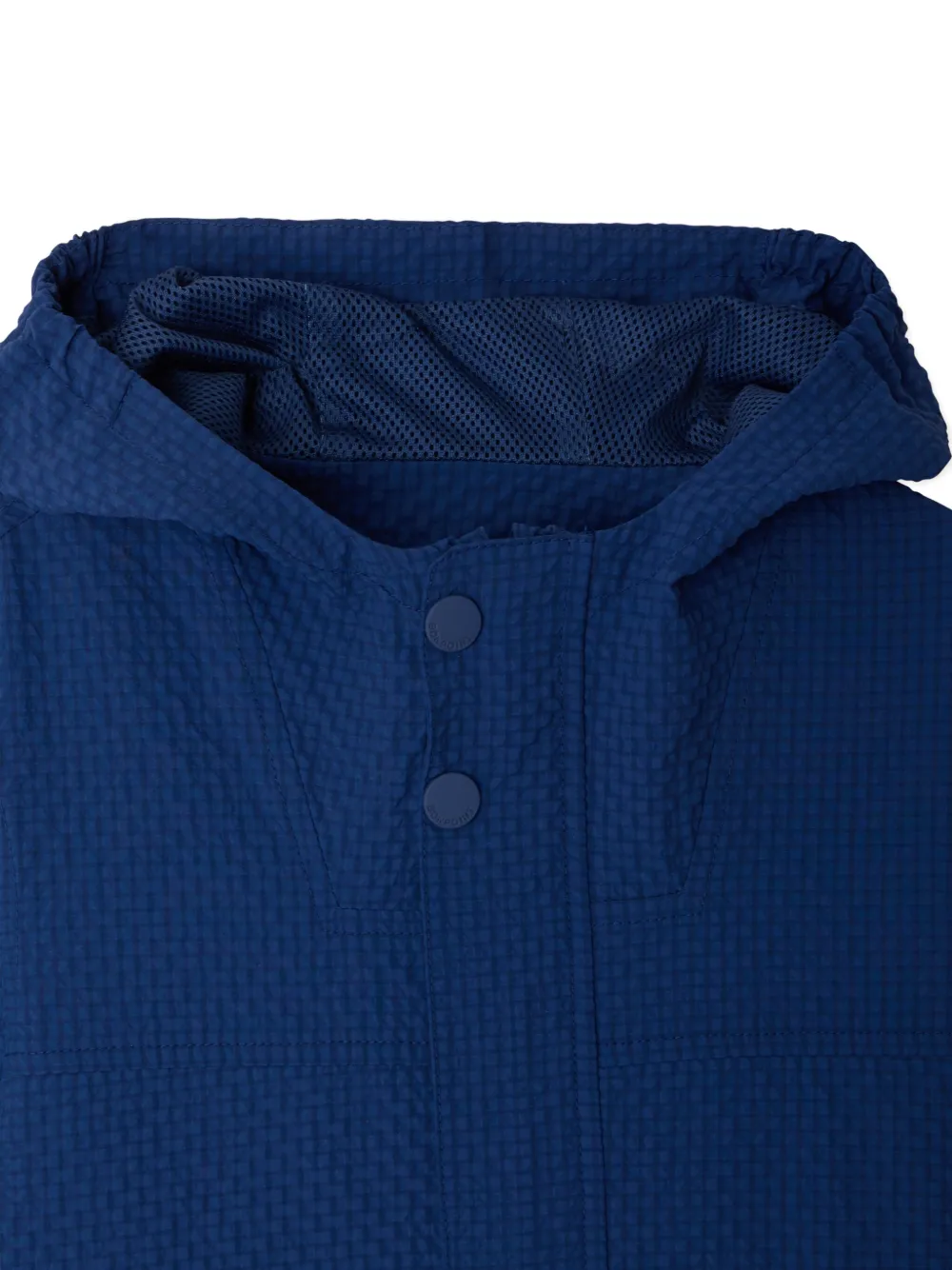  Bonpoint Lenny Hooded-buttoned Jacket - Blue 