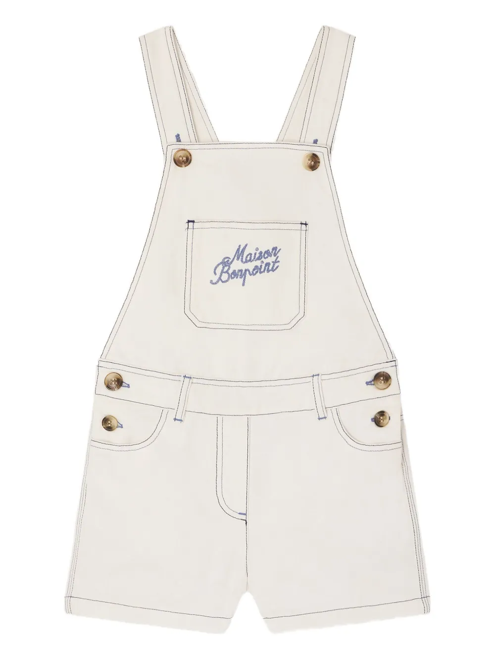 Bonpoint Laga Playsuit mit Taschen - Nude
