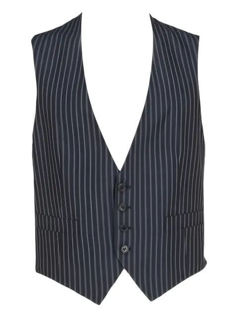 Romeo Gigli Pre-Owned 1990s striped waistcoat