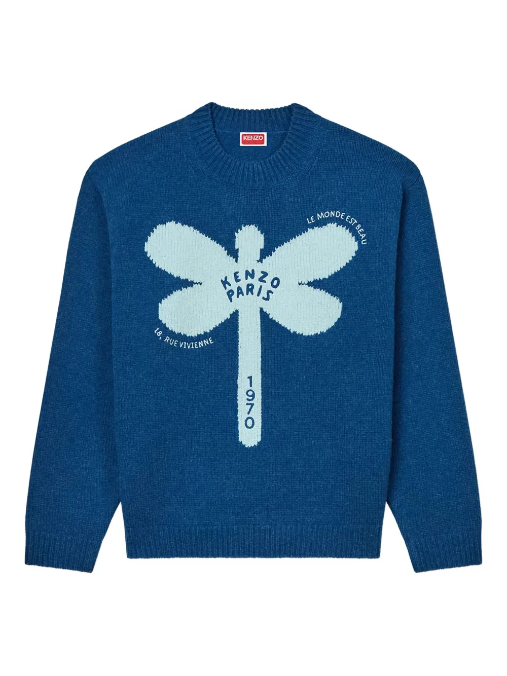 Kenzo Dragonfly sweater | Blue | Image 1