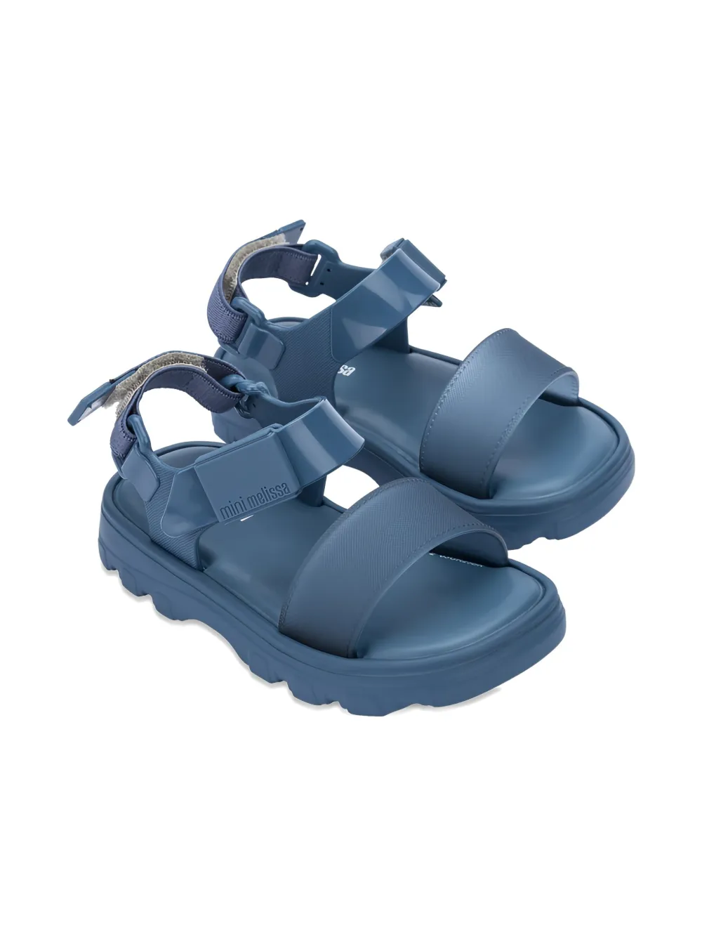 Mini Melissa Kick Off Sandals In Blue