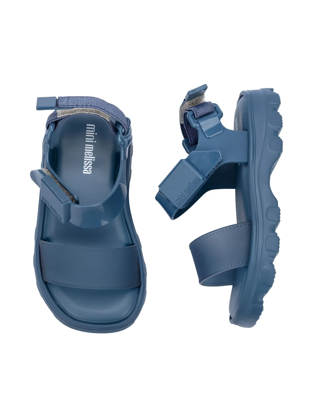 Mini Melissa Kick Off Sandals In Blue
