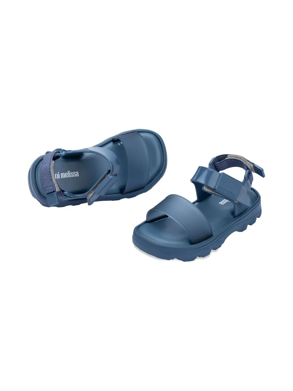 Mini Melissa Kick Off Sandals In Blue