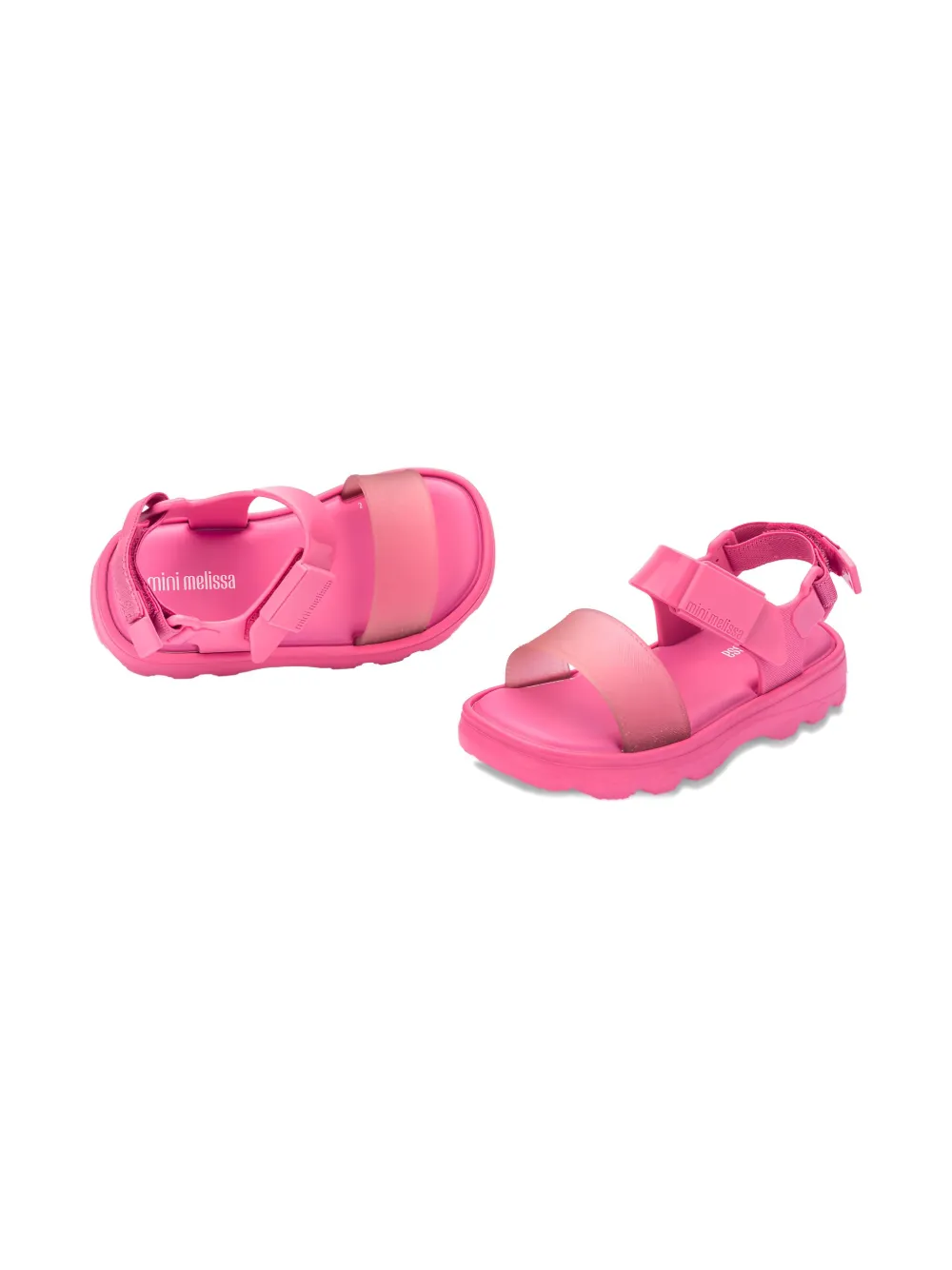Mini Melissa Kick Off Sandals In Pink