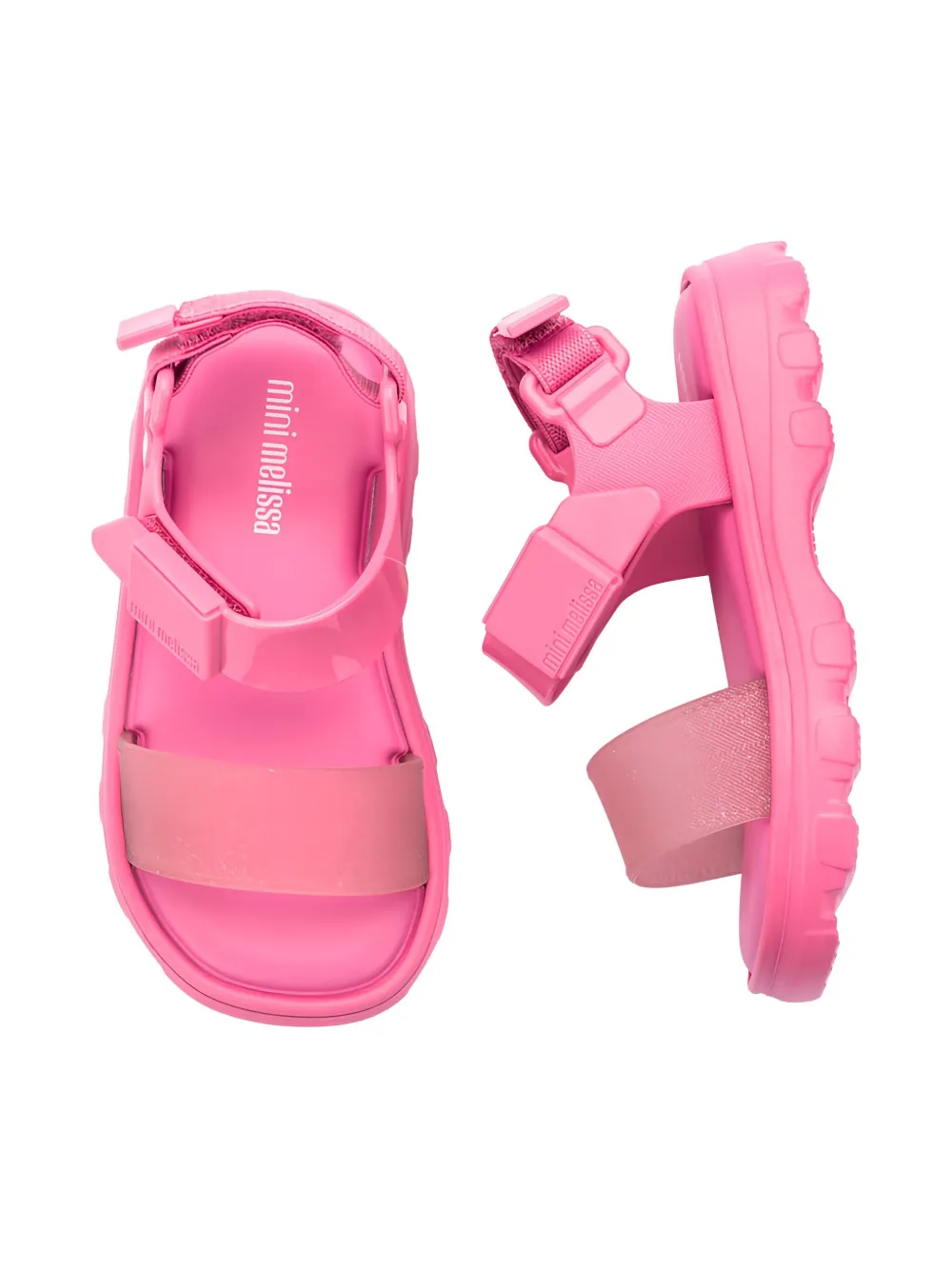 Mini Melissa Kick Off Sandals In Pink