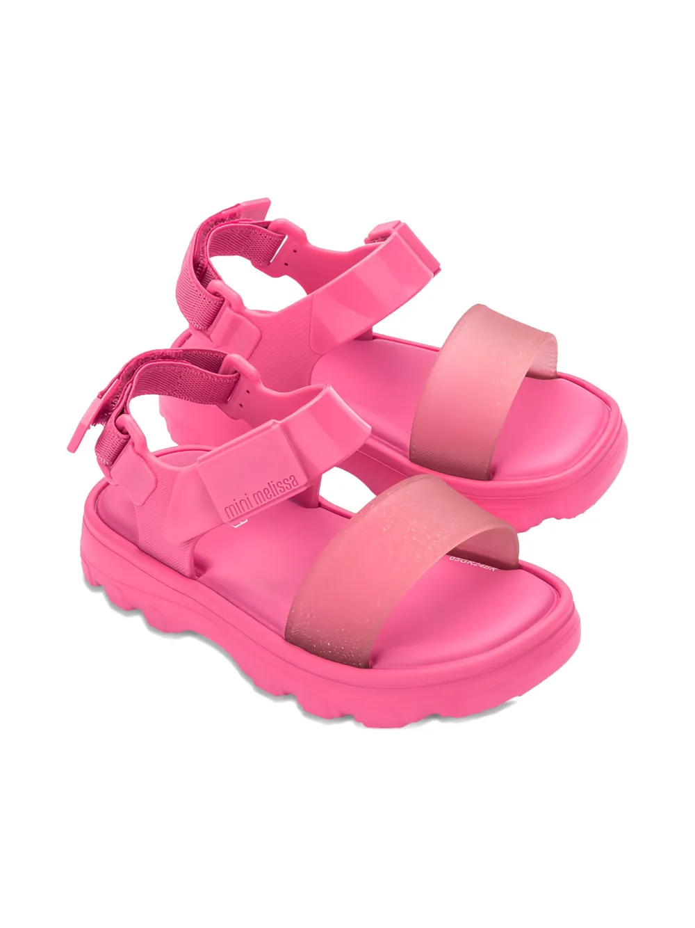 Mini Melissa Kick Off Sandals In Pink