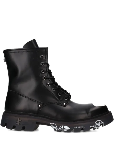 Premiata Brixton lace-up metal boots