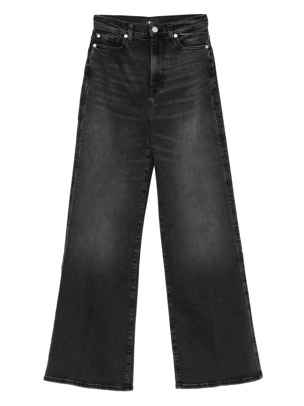 7 For All Mankind Jeans con tasche posteriori - Nero