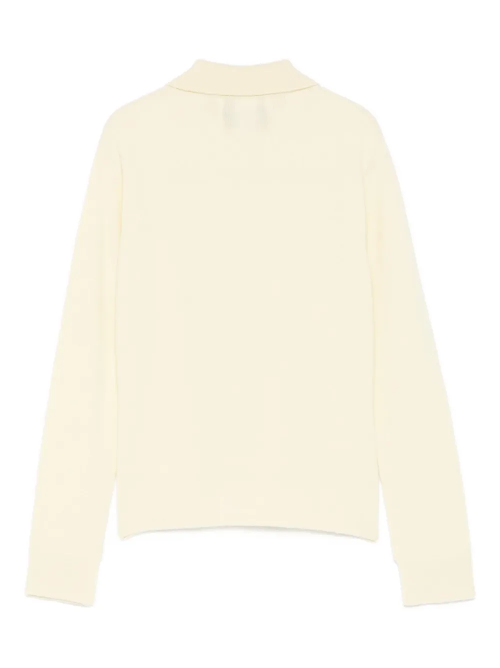 Vanisé Polo-collar Cardigan In Neutral