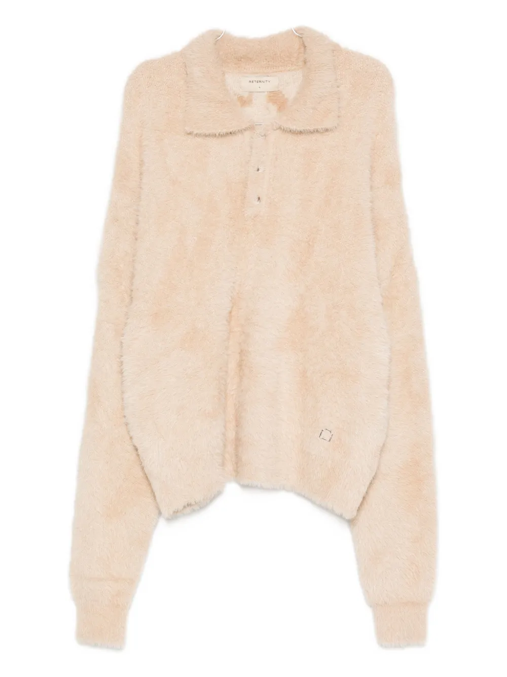 Reternity Clair Button-collar Polo Shirt In Neutral