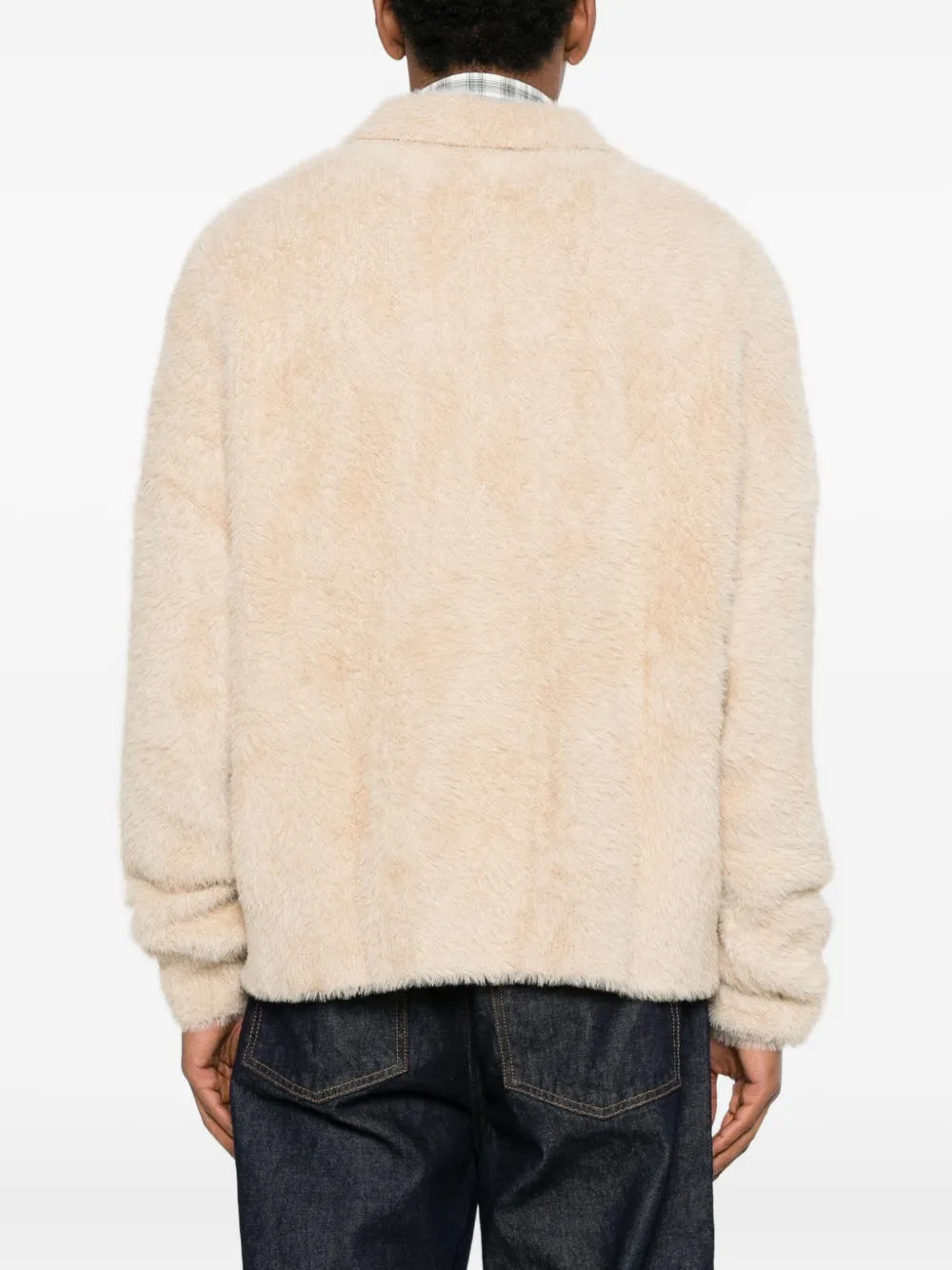 Reternity Clair Button-collar Polo Shirt In Neutral