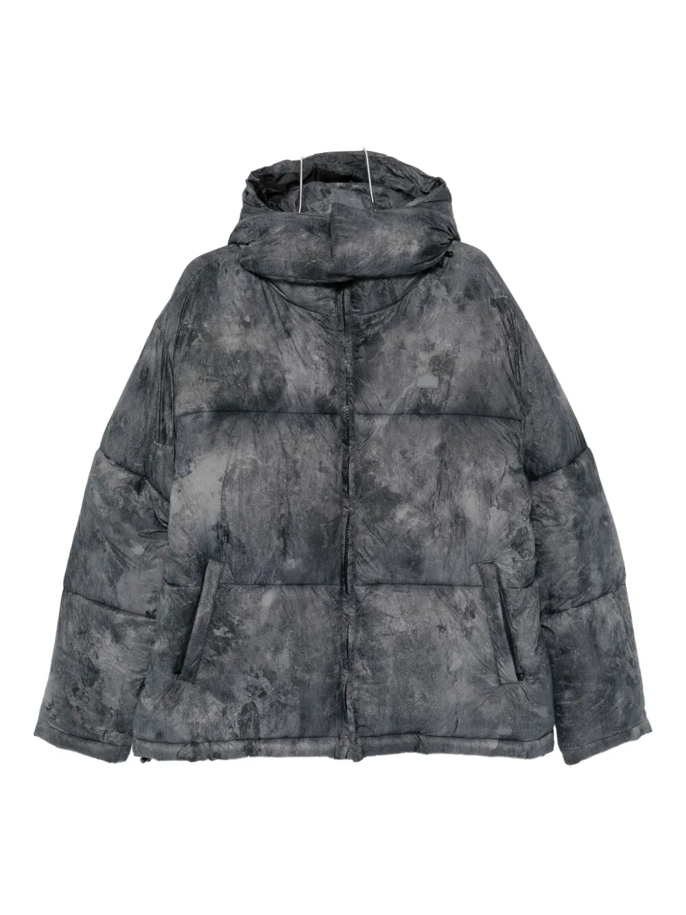 RETERNITY hooded puffer jacket | Grey | Image 1