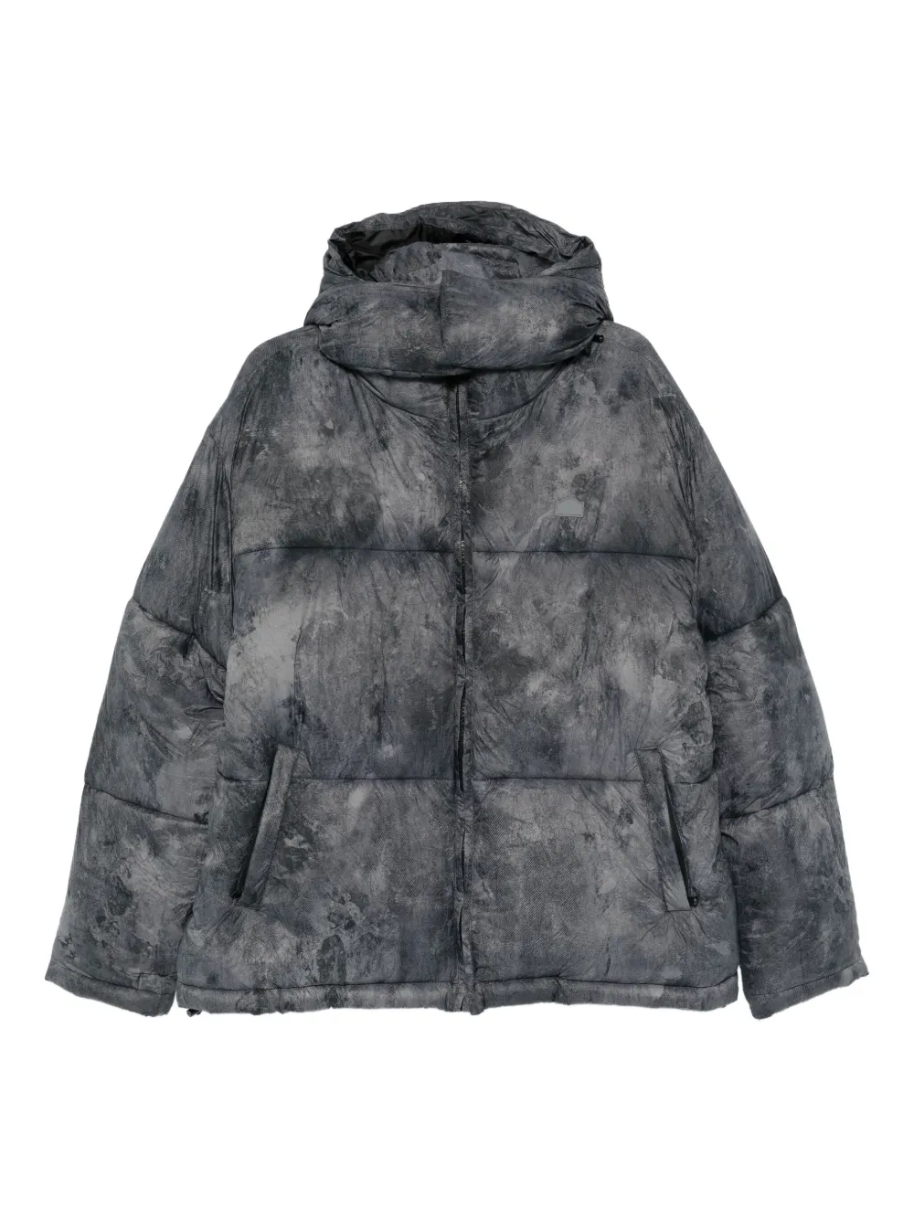 RETERNITY hooded puffer jacket | Grey | Image 1