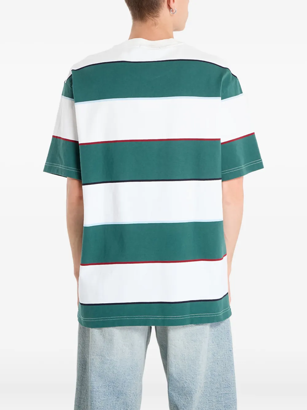 Fred Perry Gestreept T-shirt Wit