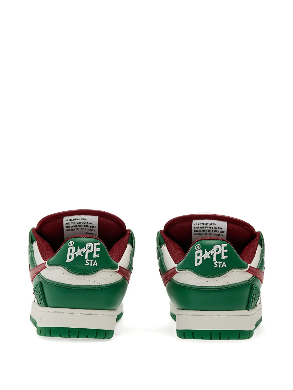 A BATHING APE Sk8 Sta 1 sneakers Groen