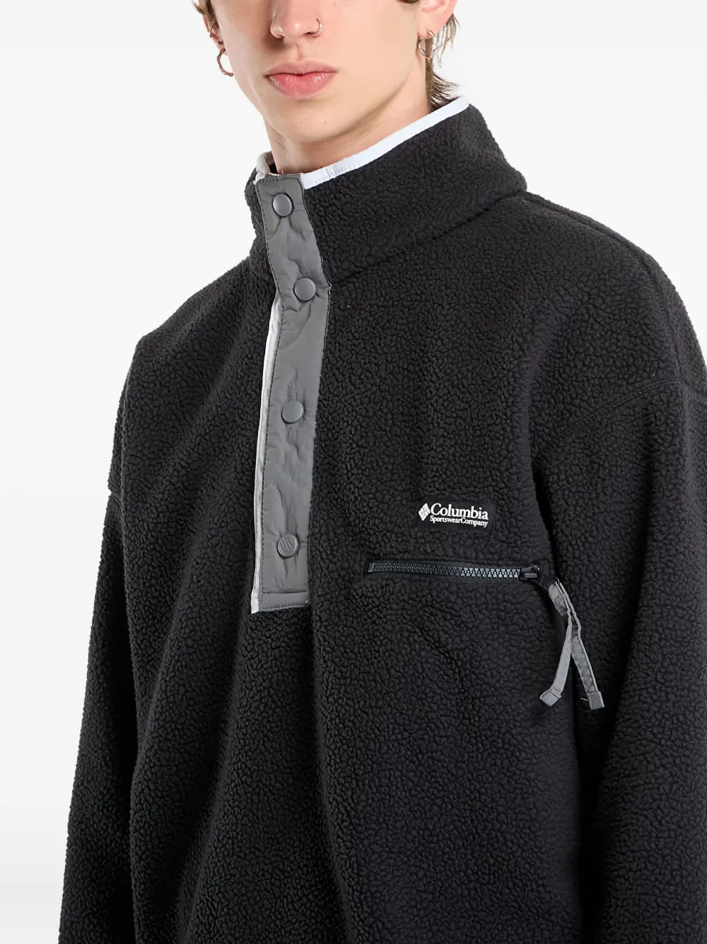 Columbia Helvetia™ II trui met halve rits Zwart