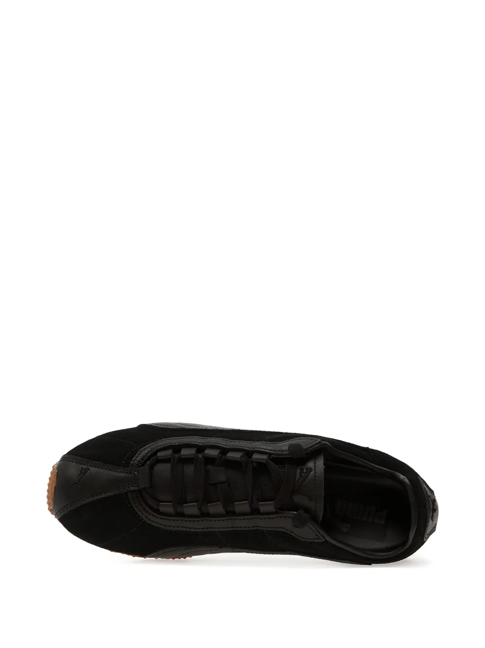 Puma H-street Premium Lace-up Sneakers In Black
