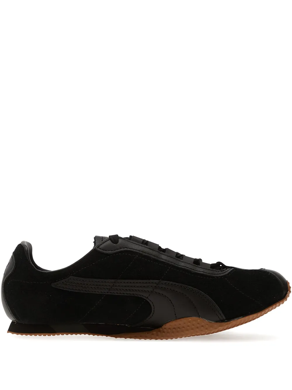 Puma H-street Premium Lace-up Sneakers In Black