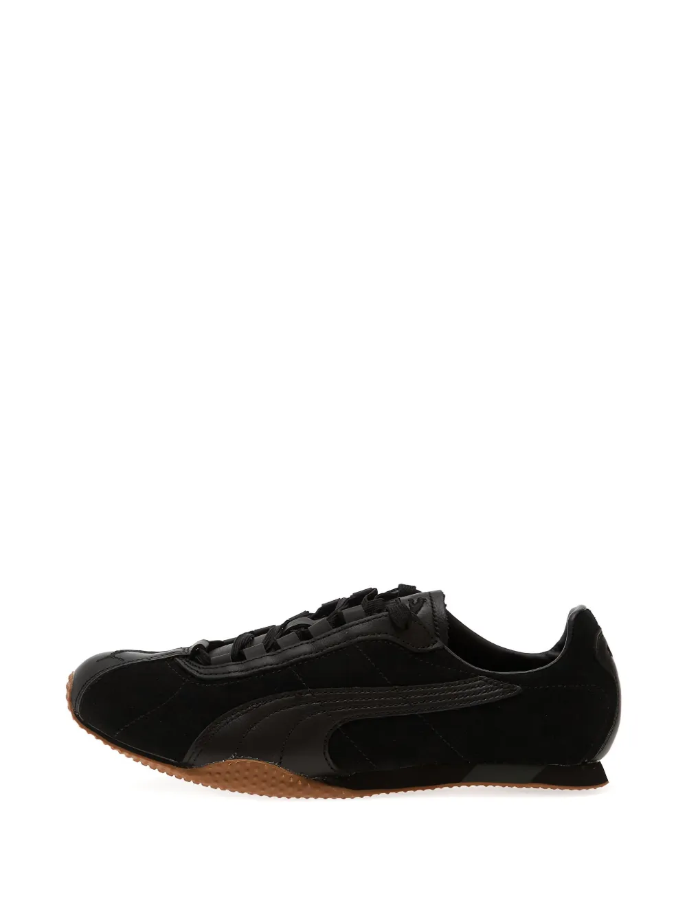 Puma H-street Premium Lace-up Sneakers In Black
