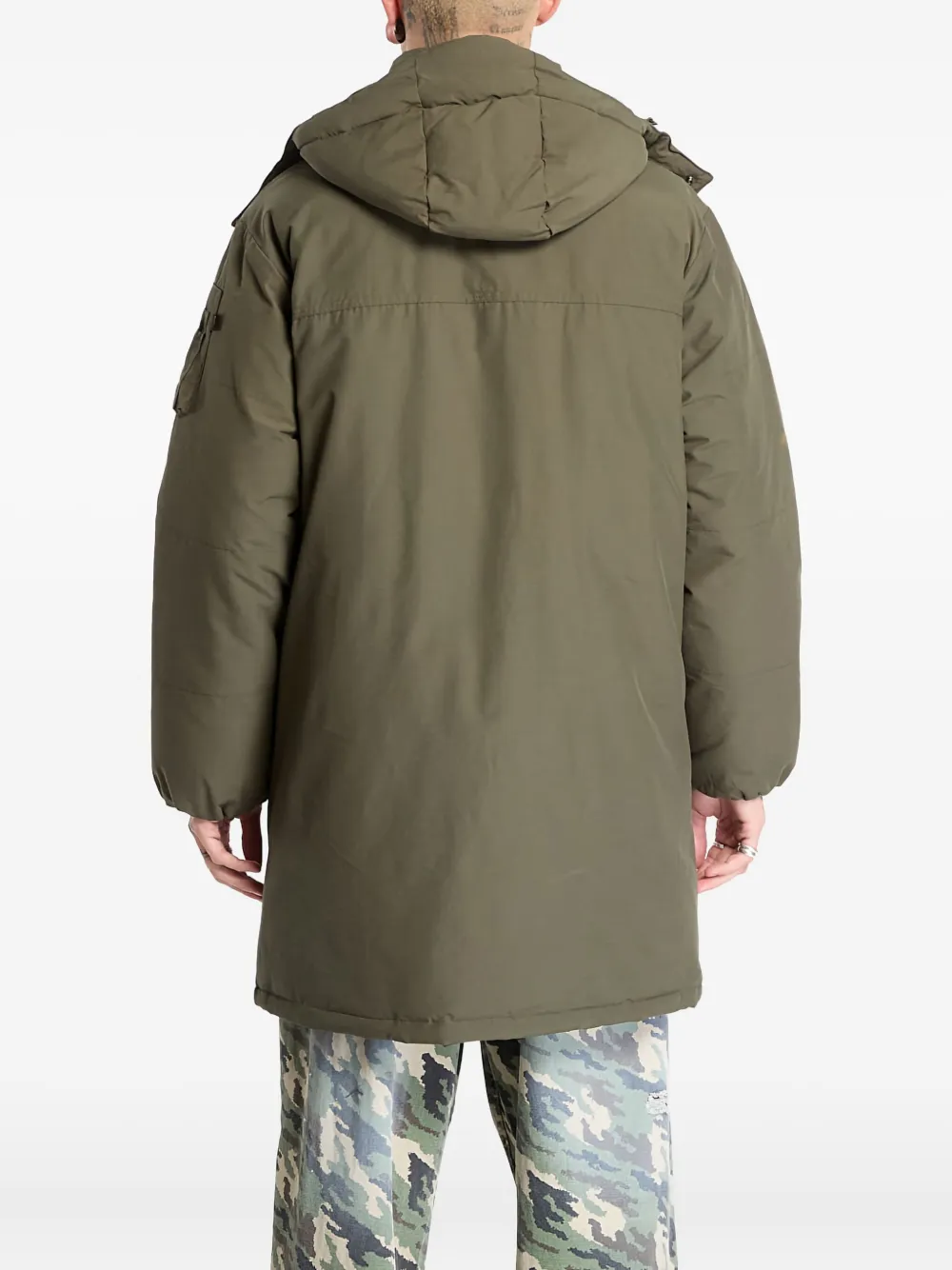 Alpha Industries Parka met capuchon Groen
