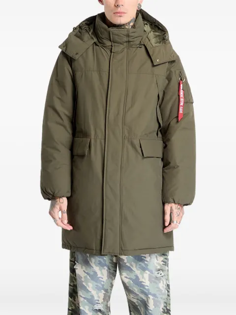Alpha Industries hooded puffer parka