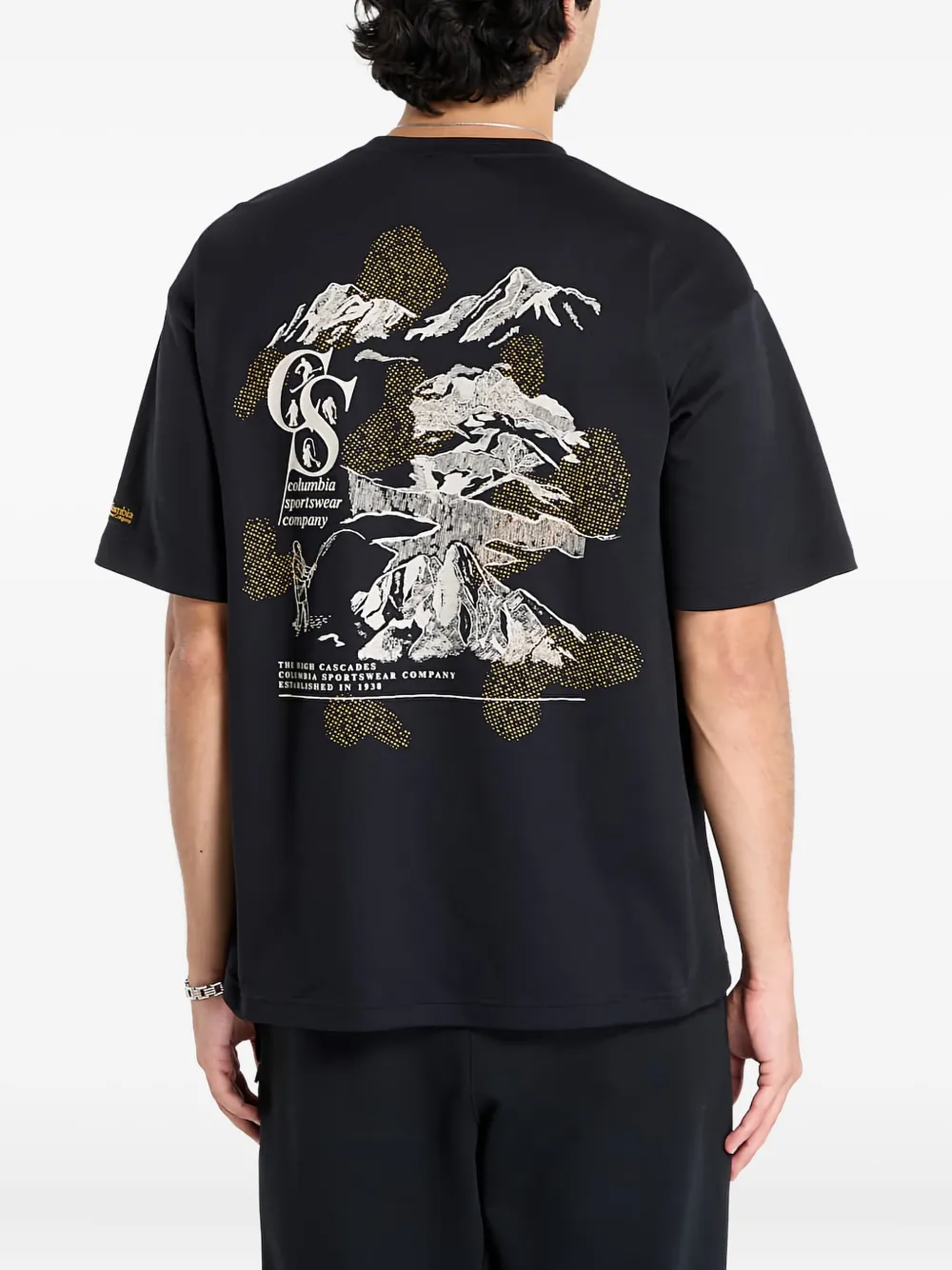 Columbia Sportswear Heritage T-shirt met grafische print Zwart