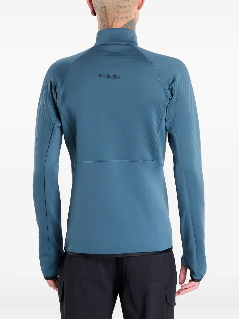 Columbia Sportswear Trui met halve rits Blauw