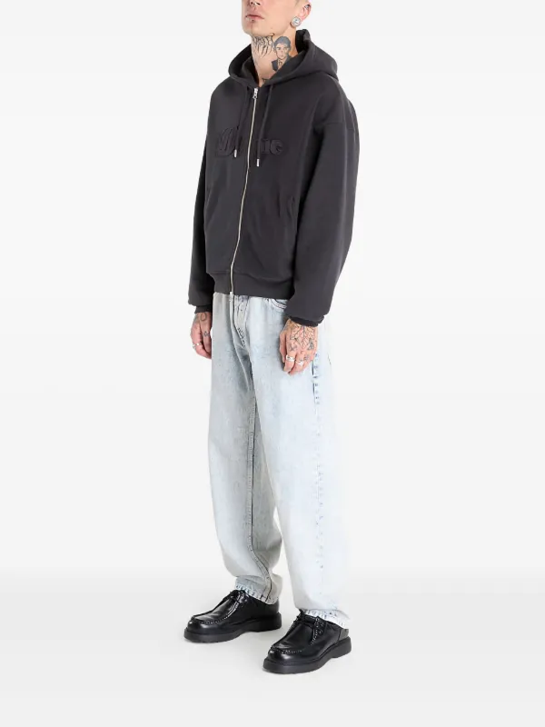 Dime リバース フレンチテリー ジップパーカー | ブラック | FARFETCH JP