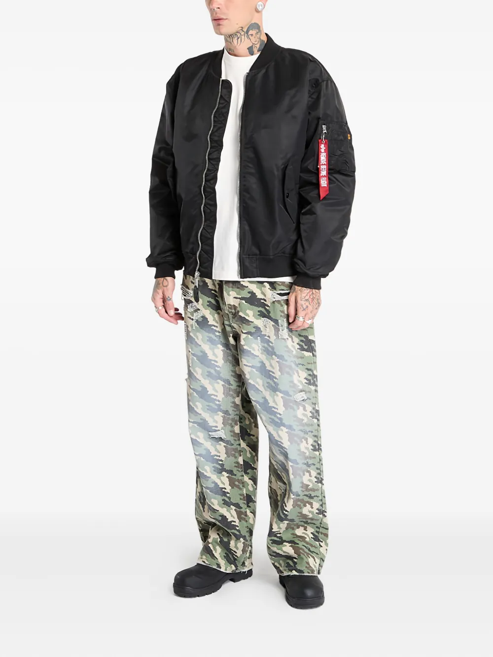 Alpha Industries MA-1 CS zip bomber jacket | Bomber Jackets | Image 2