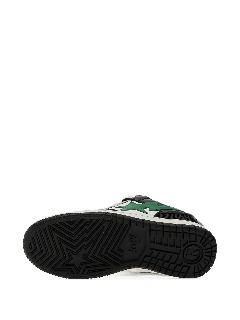 A Bathing Ape Sk8 Sta Sneakers In Black